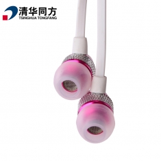 清华同方全系列小耳机混发线控式入耳式耳机
