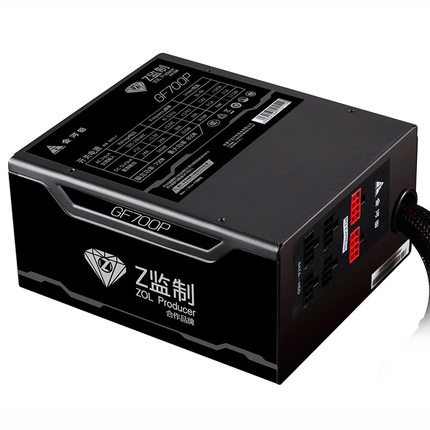 金河田Z监制GF700P白金版额定700W宽幅主动电脑台式主机游戏电源