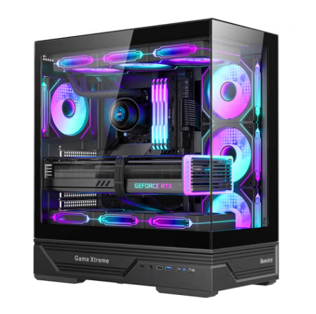 航嘉（Huntkey）GX760A天选人 海景房机箱 支持顶部360水冷