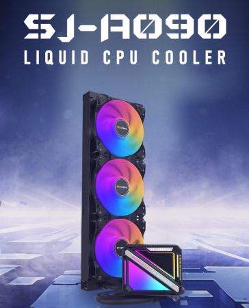 TCOMAS钛钽SJ-A090 360黑色 一体式CPU水冷散热器